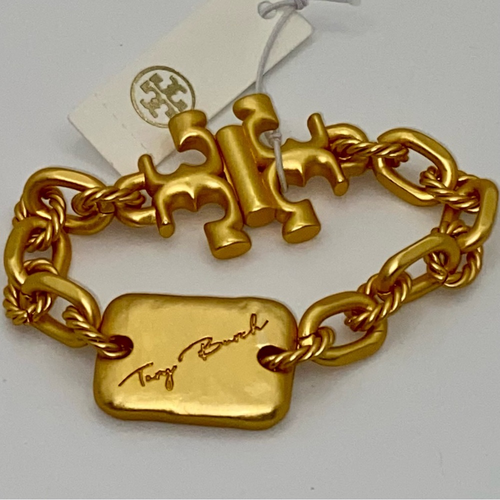 Tory Burch Gold Chain Bracelet